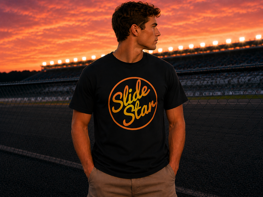 Slide Star Logo Tee Dark - Kids
