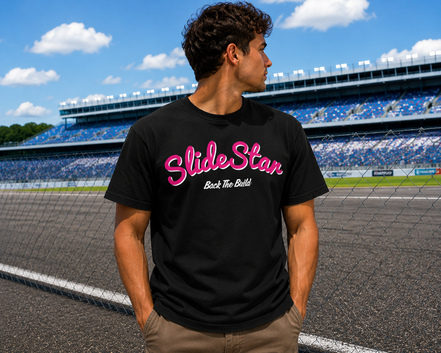SlideStar Back The Build Tee