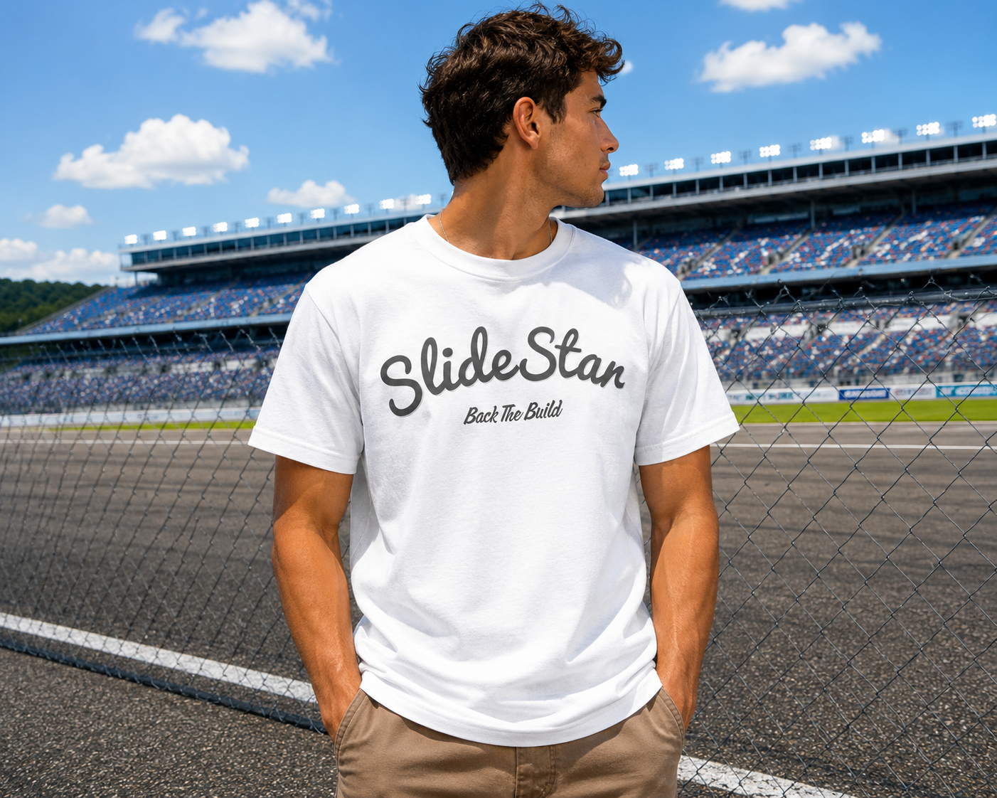 SlideStar Back The Build Tee