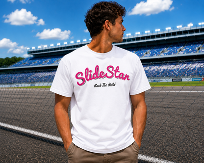 SlideStar Back The Build Tee